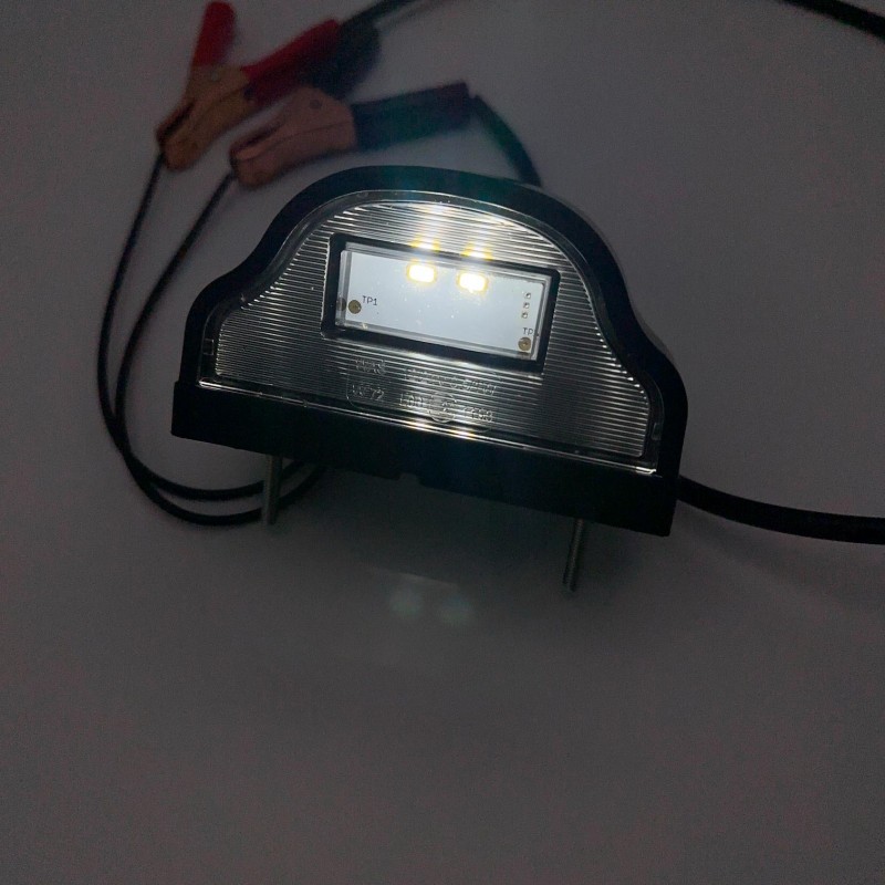 Фонарь подсветки номера LED 12-24V ADR Черный WAS