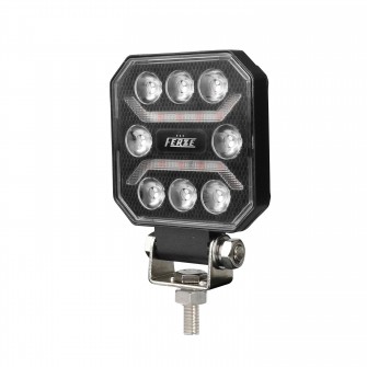 Фара робоча, задній хід 9-32V 8LED червона FERZE