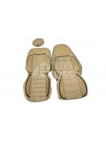 Чохли на сидіння Scania R-G з підголівником бежеві