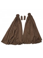 Штори сонцезахисні нічні коричневі