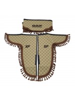 Шторки эко-кожа DAF PREMIUM бежевые