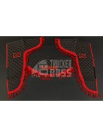 Шторки эко-кожа "MAN" Черные PREMIUM