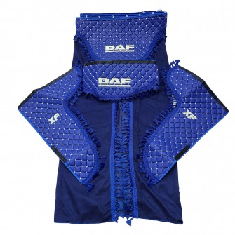 Комплект штор еко-шкіра DAF PREMIUM синій