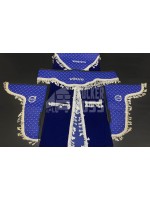 Комплект штор еко-шкіра "VOLVO" Синій PREMIUM