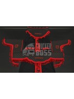 Комплект штор эко-кожа "VOLVO" Черный PREMIUM