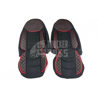 Чехлы на сиденье FH/FM 2005-2014 черные с 2 отверстиями под ремень