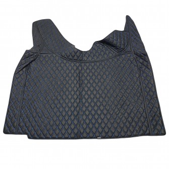 Килимок 3Д Еко-шкіра VOLVO FH Euro 6 з 2012 Чорний-синя строчка
