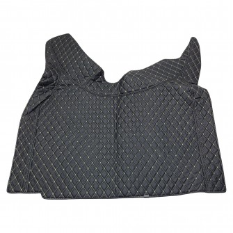 Килимок 3Д Еко-шкіра VOLVO FH Euro 6 з 2012 Чорний-бежева строчка