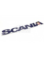 Силиконовая наклейка с надписью SCANIA