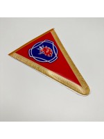 Наклейка треугольный вымпел SCANIA красный