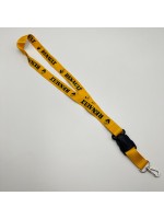 Шнурок для ключів з написом RENAULT жовтий