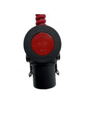 Кабель спіральний ABS/EBS 7-контактний 24V PU 4,5 м ALSA